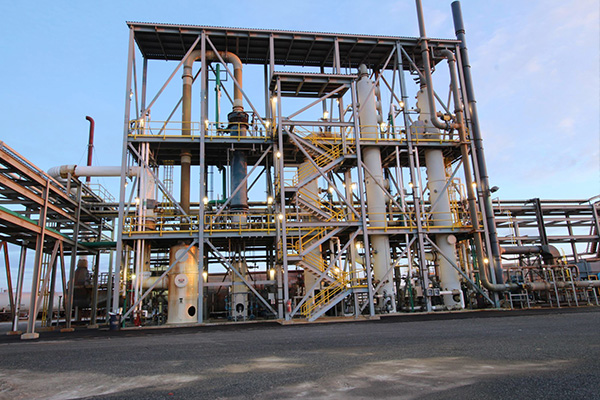 Proyecto de acero de la estructura