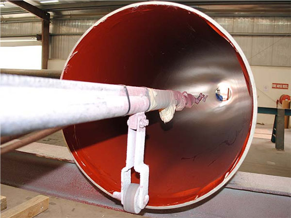 Coating pipe