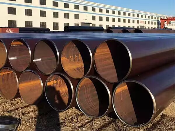 Straight seam steel pipe