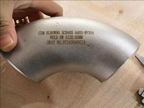 Stainless steel elbows