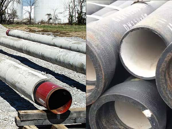 Concrete lined steel pipe VS Cement lined steel pipe