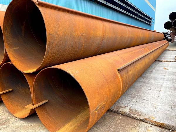 Steel pipe piling