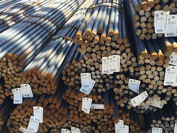 Hot-rolled steel bar